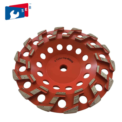 Cina 4 &amp;#39;&amp;#39; Diamond Grinding Wheel Berlian dengan Bentuk Piala untuk Beton pemasok