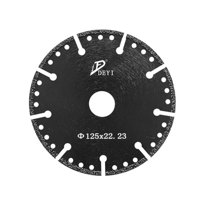 Pisau Pemotong Berlian Hitam Vacuum Brazed 8mm Masonry Disc