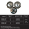 Aluminium Matrix Masonry 4 Diamond Cup Grinding Wheel CE